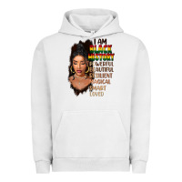 Pigment Lunar Rock I am black history black girl Urban Hoodie - FaDigitalArtStudio