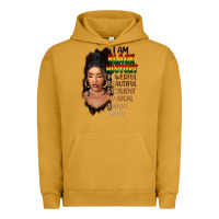 Pigment Peanut Butter I am black history black girl Urban Hoodie - FaDigitalArtStudio