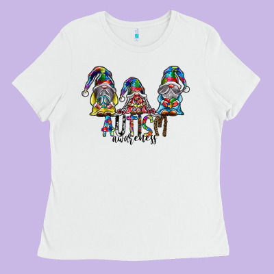 Autism Awareness Ladies Tee Designed By Sublimationcraftshop