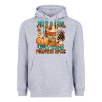Heather Grey Just a girl who loves pumpkin spice Heavyweight Hoodie - NancyCooperArtShop