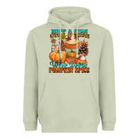 Matcha Just a girl who loves pumpkin spice Heavyweight Hoodie - NancyCooperArtShop