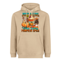 Mushroom Just a girl who loves pumpkin spice Heavyweight Hoodie - NancyCooperArtShop