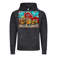 Western Truck Farm Animals Mousepad Vintage Hoodie | Teevron