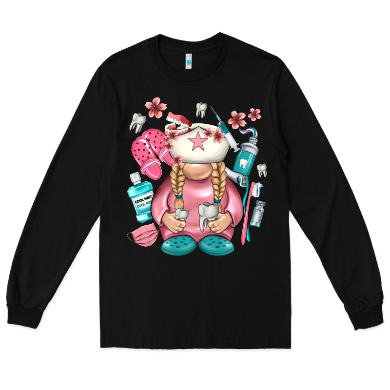 Dentist Gnome Long Sleeve Tee by NancyCooperArtShop | Teevron