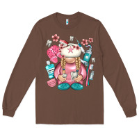 Chestnut dentist gnome Long Sleeve Tee - NancyCooperArtShop