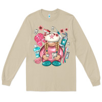 Mushroom dentist gnome Long Sleeve Tee - NancyCooperArtShop