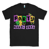 Black aint no party like mardi gras Classic Tee - MaliasSmallBusiness
