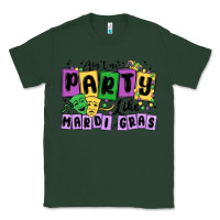 Sports Green aint no party like mardi gras Classic Tee - MaliasSmallBusiness