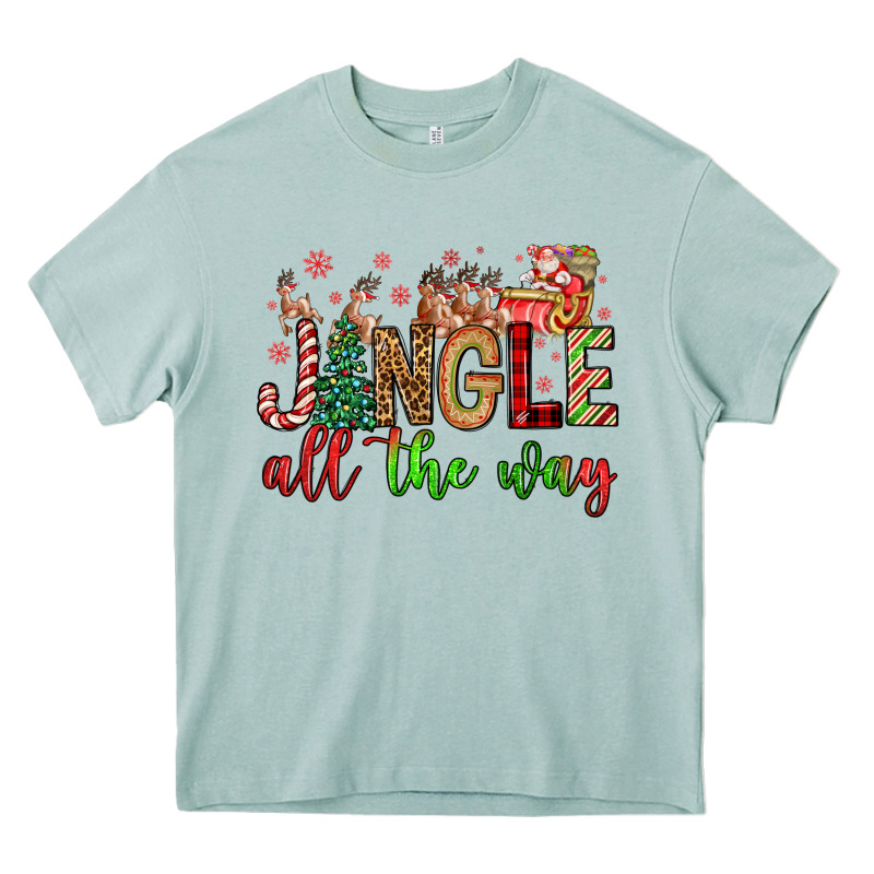 Jingle All The Way Heavy Core Tee by FaDigitalArtStudio | Teevron
