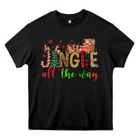 Black jingle all the way Heavy Core Tee - FaDigitalArtStudio