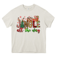 Cream jingle all the way Heavy Core Tee - FaDigitalArtStudio