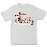 Dove Grey she is strong proverbs 31 25 Premium Tee - JahusDesignShop