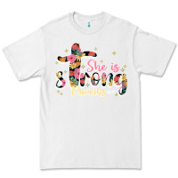 White she is strong proverbs 31 25 Premium Tee - JahusDesignShop