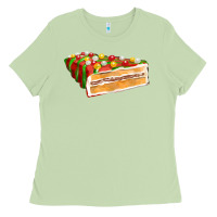 Matcha red christmas cake fa element 1 Ladies Tee - FaDigitalArtStudio