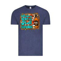 Vintage Denim Whiskey Bent and Hell Bound Vintage Tee - Jasminsmagicworld