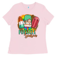 Bubblegum Pink popsicle season Ladies Tee - JahusDesignShop