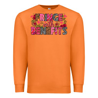 Carrot Fringe with benefits Valentine's Day Premium Sweatshirt - HowdyJamesFarm