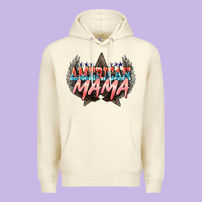 American Mama 4th Of July Premium Hoodie Designed By Howdyjamesfarm