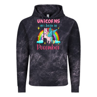 Cloud Black unicorns are born in december Vintage Hoodie - Jasminsmagicworld