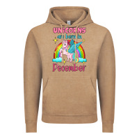 Vintage Coffee unicorns are born in december Vintage Hoodie - Jasminsmagicworld