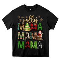 Black jolly mama mama mama Heavy Core Tee - FaDigitalArtStudio