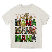 Cream jolly mama mama mama Heavy Core Tee - FaDigitalArtStudio