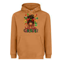 Meerkat santas favorite caregiver afro messy bun Heavyweight Hoodie - texasbilliewilder