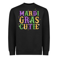 Black mardi gras cutie Heavyweight Sweatshirt - MaliasSmallBusiness