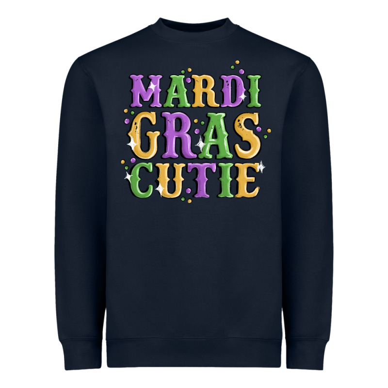 Mardi Gras Cutie Heavyweight Sweatshirt by MaliasSmallBusiness | Teevron