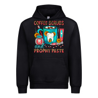 Black Coffee Scrubs And Prophy Paste Dentist Coffee Urban Hoodie - FaDigitalArtStudio