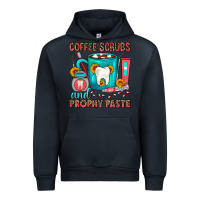 Navy Coffee Scrubs And Prophy Paste Dentist Coffee Urban Hoodie - FaDigitalArtStudio