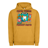 Pigment Peanut Butter Coffee Scrubs And Prophy Paste Dentist Coffee Urban Hoodie - FaDigitalArtStudio