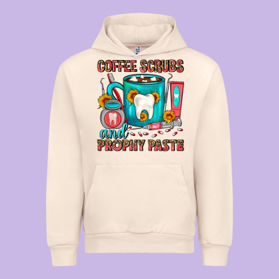 Coffee Scrubs And Prophy Paste Dentist Coffee Urban Hoodie Designed By Fadigitalartstudio