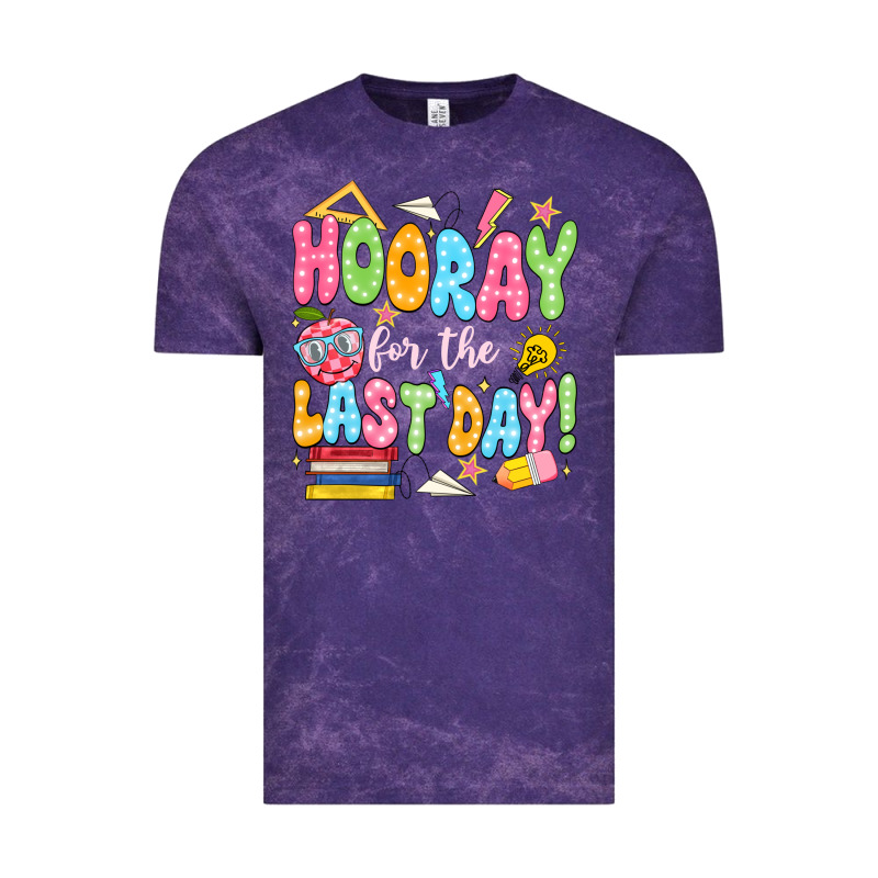 Hooray For The Last Day White Vintage Tee by JahusDesignShop | Teevron
