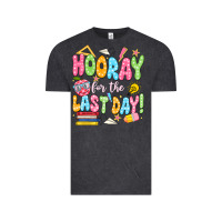 Vintage Black hooray for the last day white Vintage Tee - JahusDesignShop