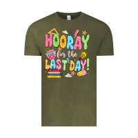 Vintage Olive hooray for the last day white Vintage Tee - JahusDesignShop