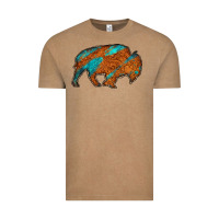 Vintage Coffee bison Vintage Tee - Jasminsmagicworld