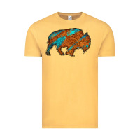 Vintage Mustard bison Vintage Tee - Jasminsmagicworld