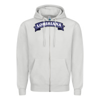 Dove Grey louisiana Zipper Hoodie - BarkalooDesign