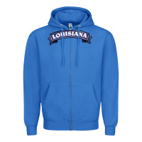 True Royal louisiana Zipper Hoodie - BarkalooDesign