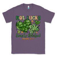 Lavender not lucky simply blessed Classic Tee - MaliasSmallBusiness