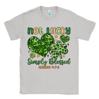 Moon Dust not lucky simply blessed Classic Tee - MaliasSmallBusiness