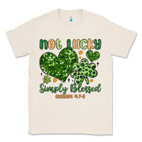 Natural not lucky simply blessed Classic Tee - MaliasSmallBusiness