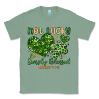 Sage not lucky simply blessed Classic Tee - MaliasSmallBusiness