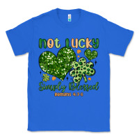 True Royal not lucky simply blessed Classic Tee - MaliasSmallBusiness