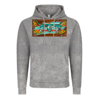 Cloud Rock western howdy cowgirl leopard serape   license plate template Vintage Hoodie - BarkalooDesign