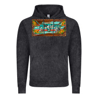 Western Howdy Cowgirl Leopard Serape   License Plate Template Vintage Hoodie | Teevron