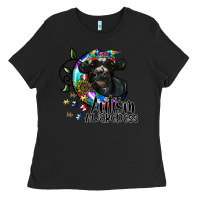 Black autism awareness Ladies Tee - SublimationCraftShop