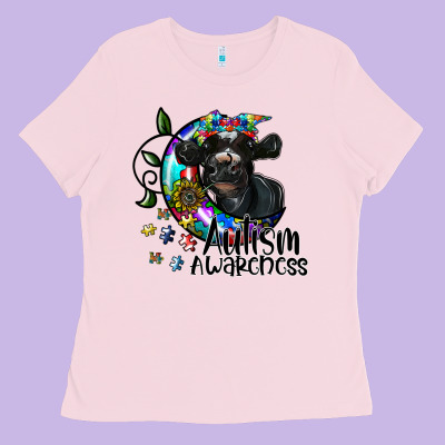 Autism Awareness Ladies Tee Designed By Sublimationcraftshop