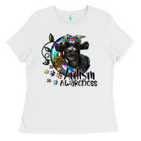 White autism awareness Ladies Tee - SublimationCraftShop